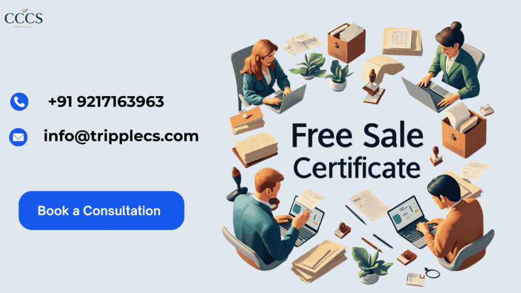 Free sale Certificate