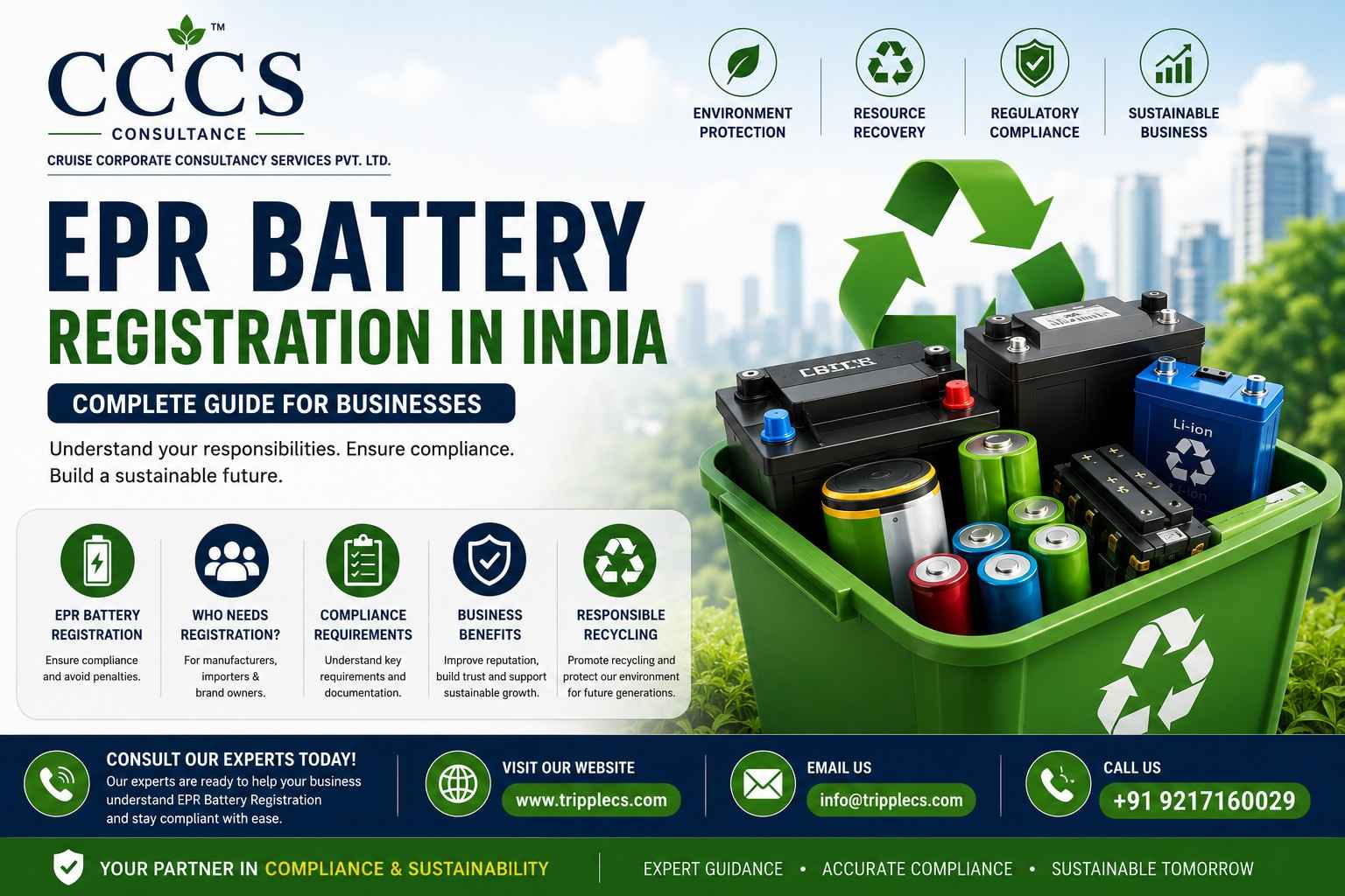 EPR Battery Registration in India Everything Businesses Need to Know