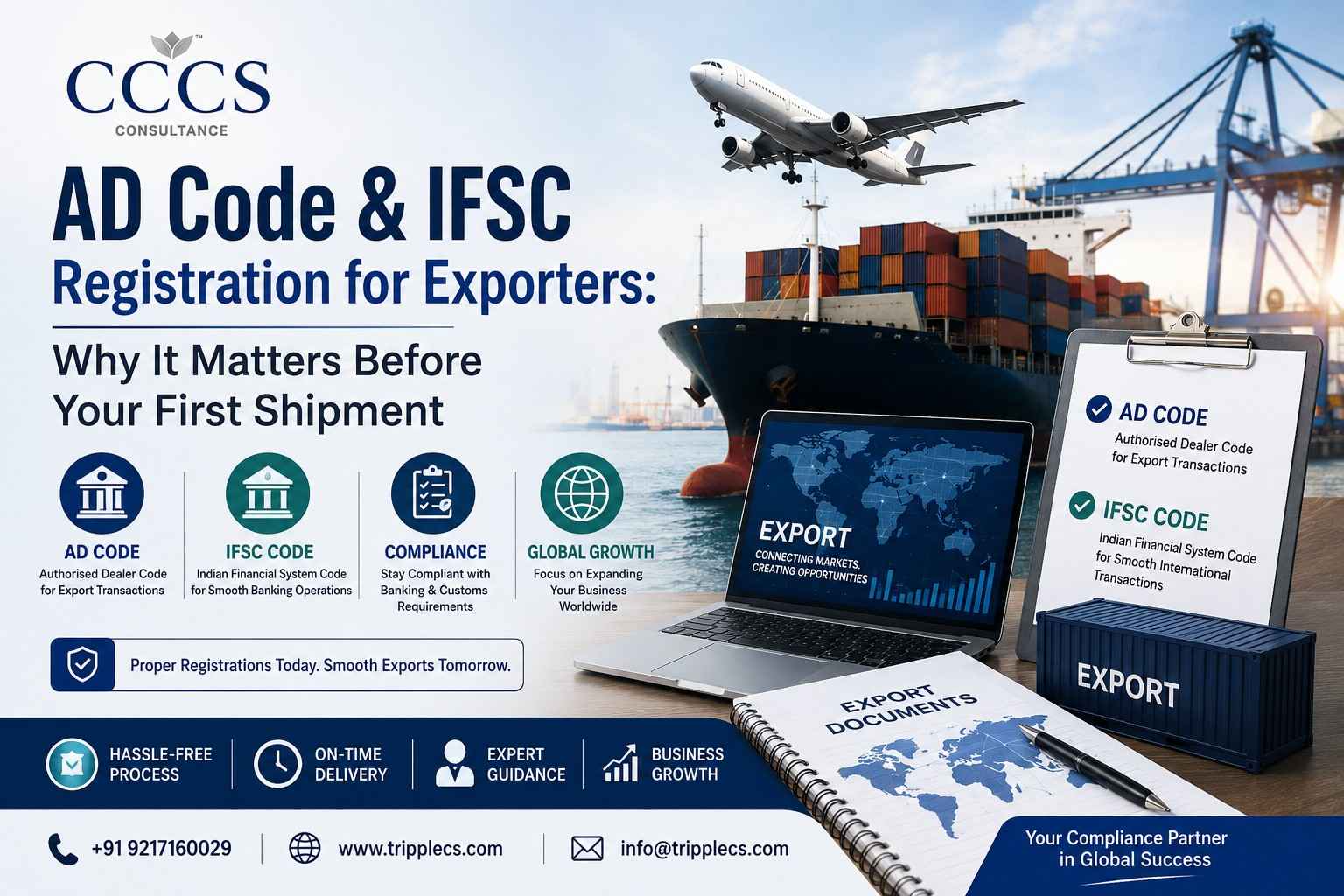 AD Code & IFSC Registration for Exporters Why It Matters Before Your First Shipment
