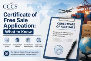Certificate of Free Sale Application What to Know