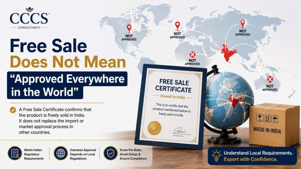 Free Sale Does Not Mean “Approved Everywhere in the World
