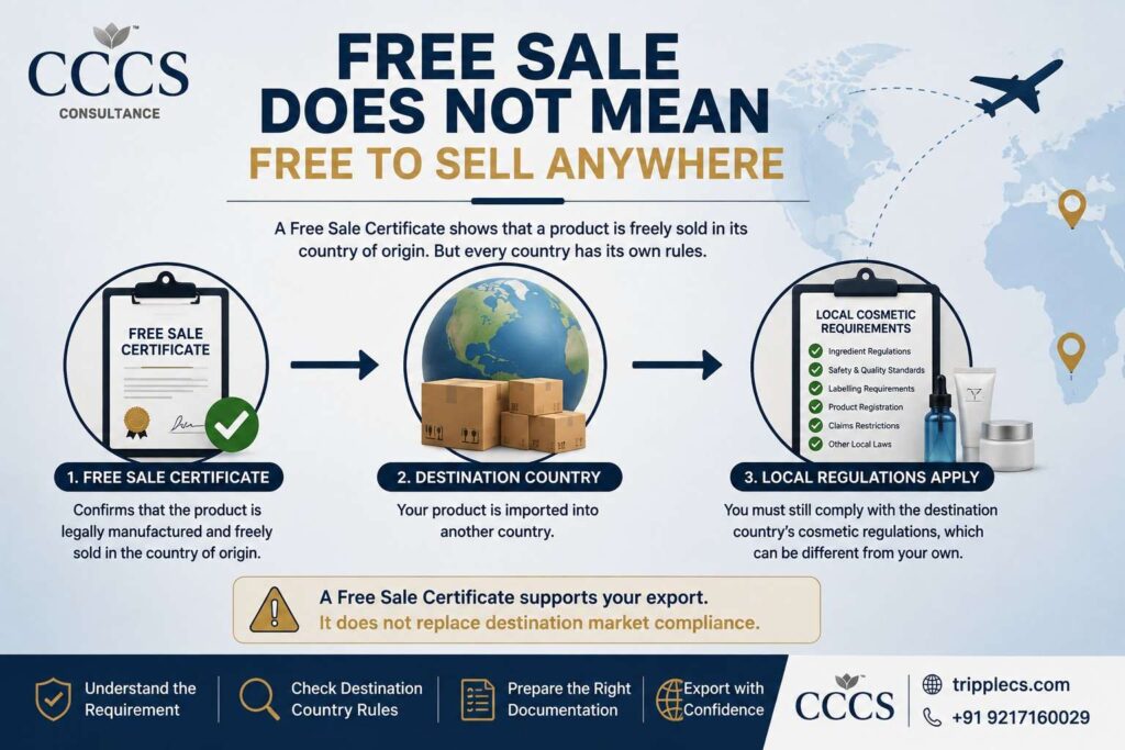 Free Sale Does Not Mean Free to Sell Anywhere