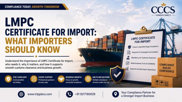 LMPC Certificate for Import What Importers Should Know