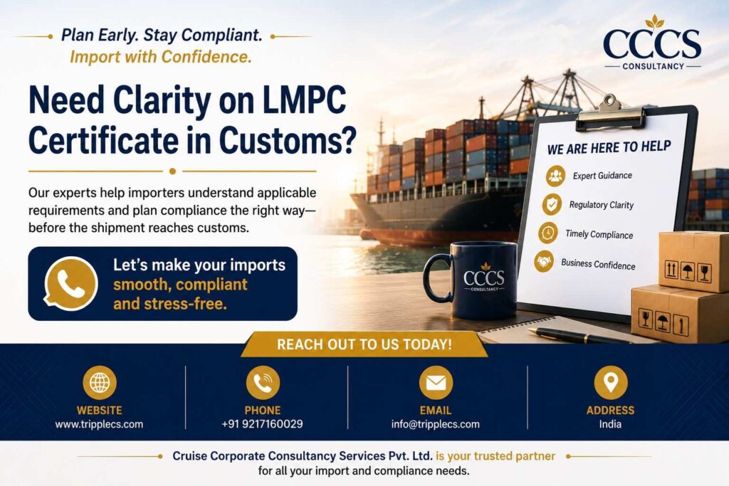 LMPC Certificate in Customs