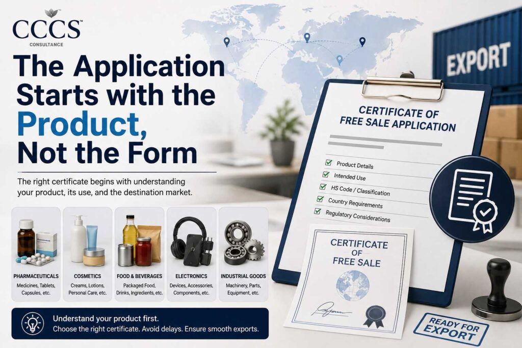 The Application Starts with the Product, Not the Form