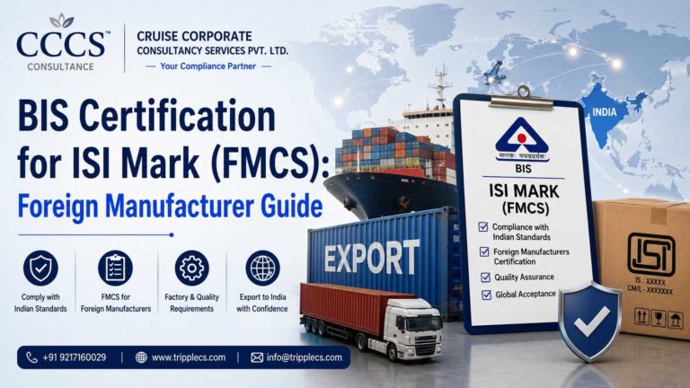 BIS Certification for ISI Mark FMCS Foreign Manufacturer Guid