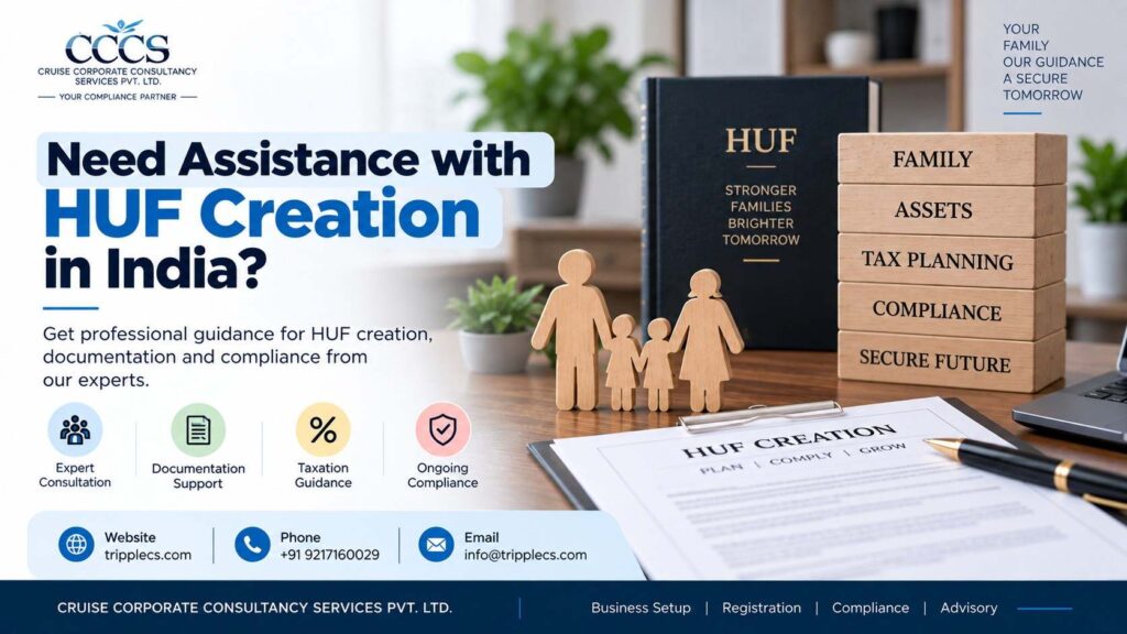 Need Assistance with HUF Creation in India