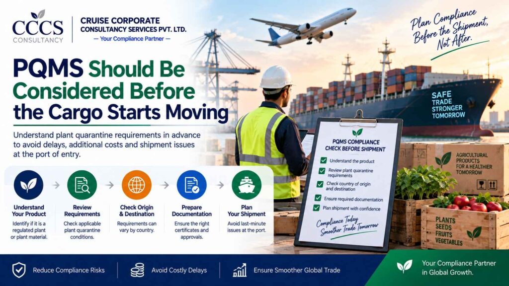 PQMS Should Be Considered Before the Cargo Starts Moving