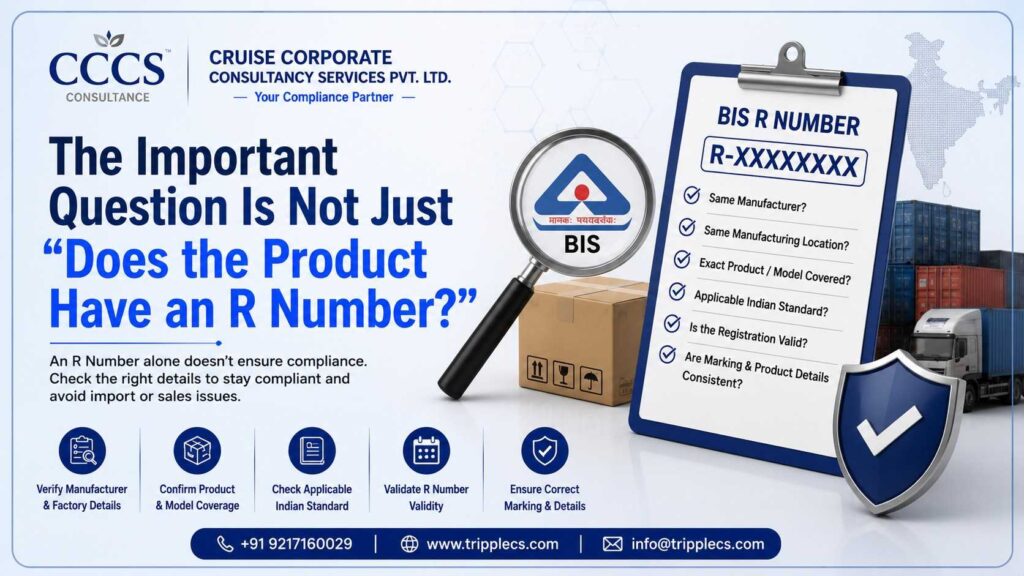The Important Question Is Not Just “Does the Product Have an R Number”