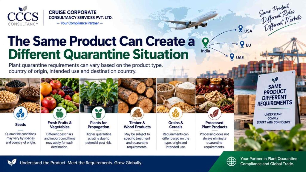 The Same Product Can Create a Different Quarantine Situation