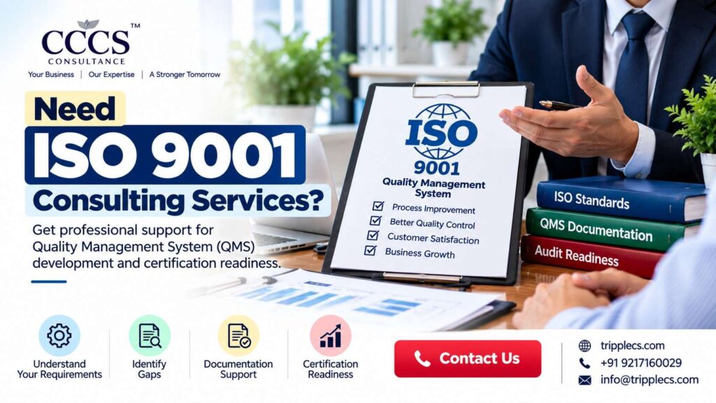 Need ISO 9001 Consulting Services